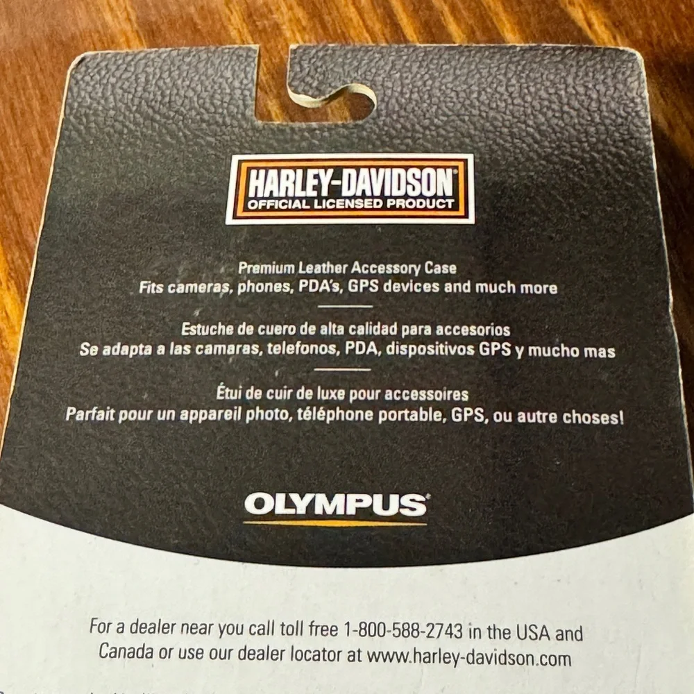 Official Harley-Davidson Olympus Premium Leather Accessory Case 202418 NEW